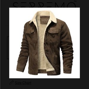 NWOT SERREMO Cheviot jacket‎